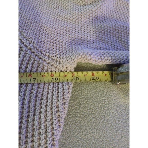 Nikki Minaj Tan Waffle Knit Crew Neck Sweater - Womens sz XL - Picture 7 of 9